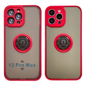 Protetor de quadro híbrido magnético para celular, capa transparente de tpu colorido, para redmi poco x5 pro ahumados cubrir