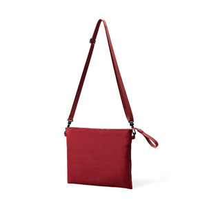Lightweight Crossbody Bag <b>Square</b> Shoulder Bag Oxford Cloth Portable Outdoor Sports Women's Bag Red Black - Product Image 3
