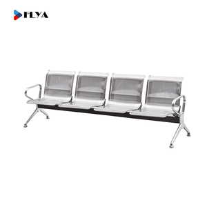 Sillas de Espera FLYA de Acero Inoxidable para Recepción Pública, Aeropuertos, Barberías, Hospitales, con 3/4/5/6 Asientos - Product Image 5