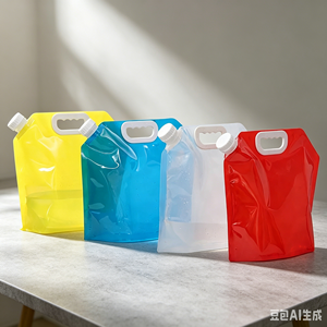 Hot Sale BPA Free Disposable Plastic Leakproof Collapsible Hydration Bladder 5L Custom Size for <b>Camping</b> Outdoor Emergency - Product Image 1