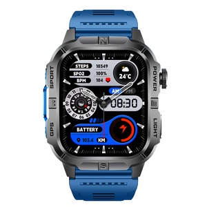 H3 Thông Minh GPS Đồng Hồ Cho Nam Giới Và Phụ Nữ Vuông Thể Thao Đồng Hồ Với 2.01Inch Màn Hình Không Thấm Nước Và Đèn Pin Chức Năng La Bàn - Product Image 1