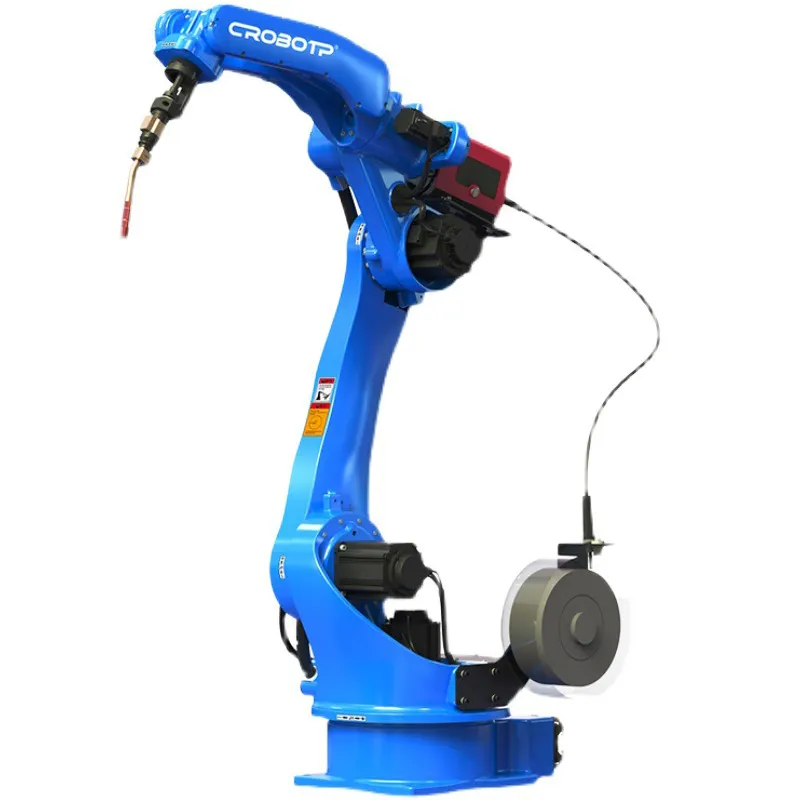 Robot Industri Crp-rh14-10-w Lengan 6 Sumbu Laser Serat Laser Robot Las Laser untuk Membuat Logam