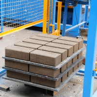 Ligne de production de briques de terre compressée RPT10-10, unité de fabrication de blocs d'argile emboîtables pour atelier de briques