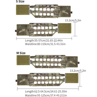 SABADO tactique plaque transporteur Cummerbund MOLLE ceinture K Style gilet ceinture adaptateur chasse dégagement rapide ceinture latérale