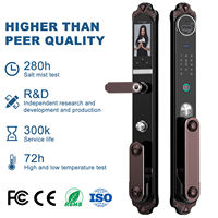 Serrure de porte intelligente à reconnaissance faciale 3D, interphone vidéo, étanche, entrée sans clé pour villa de luxe, Cerradura Inteligente, maison, bureau