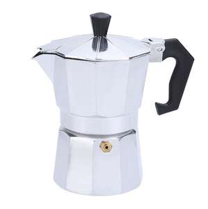 Cafetera Nueva de Metal para Espresso, Tipo Moka, para Cocina, Diseño Clásico para Cafeterías Italianas y Cubanas, Incluye Tazas - Product Image 3
