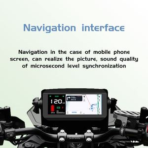 Oem/ODM baimo M6 thông minh Màn hình rộng chiếu Đồng hồ tốc độ xe máy điện và xe đạp Đồng hồ tốc độ điều kiện mới - Product Image 3