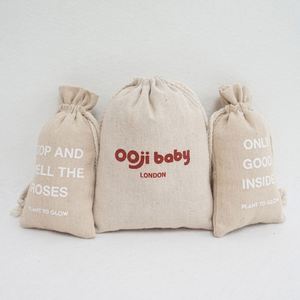 Bolsas de Lino/Yute con Cordón Personalizadas con Logotipo/Impresión al por Mayor de Fábrica para Empacar, Bolsa con Cordón con Logotipo Personalizado - Product Image 6