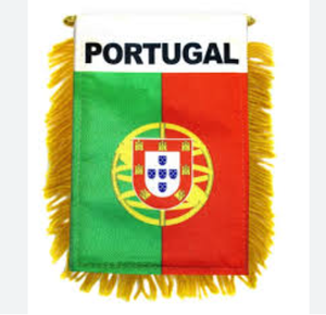Drapeau de Macédoine du Nord drapeau suspendu petit Mini drapeaux de <span class=keywords><strong>voiture</strong></span> bannières rétroviseur décoration avec ventouse bannière à franges dorées - Product Image 4