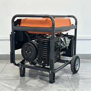 Générateur <span class=keywords><strong>d</strong></span>'électricité à essence triphasé 5,5 kW 7000 Watts pour la maison / Générateur électrique à essence triphasé 4 pôles 220V AVR 380V 10kVA - Product Image 5