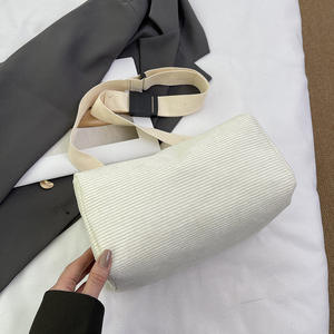 2024ขายส่งหญิงสไตล์ใหม่Corduroyกระเป๋าถือสีบริสุทธิ์กระเป๋าเล็กๆแฟชั่นสบายๆสแควร์ไหล่Crossbodyกระเป๋า - Product Image 3