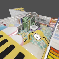 Chine Piscines à balles mécaniques Naughty Castle Mark Équipement de terrain de jeu intérieur doux Toboggans pour enfants Aire de jeux intérieure en plastique