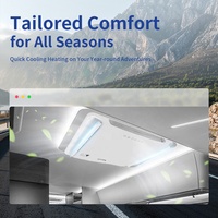 Climatiseur de toit Puremind RV R32 220V 8000Btu 12000Btu, refroidissement et chauffage, camping, camping-car, caravane