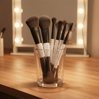 Pinceaux de maquillage vegan avec logo personnalisé et design de couleur luxueux pour les marques de beauté mondiales, service d'usine OEM