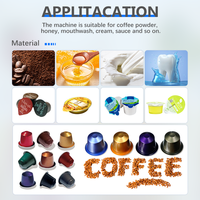Machine de remplissage automatique de capsules Nespresso professionnelle avec mécanisme rotatif et dosage précis du café