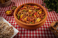Casserole en terre cuite, bol en terre cuite pour plats mexicains, indiens, coréens, ustensiles de cuisine en terre cuite faits à la main, four en terre cuite, pot à biryani