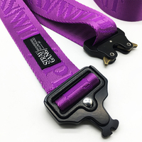 ZONESIN-ceinture tactique avec Logo personnalisé, ceinture Jacquard, ceintures en toile de Nylon avec étiquette privée