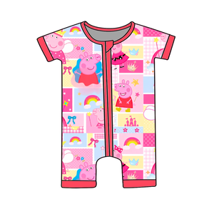 반팔 대나무 아기 필수품 지퍼형 - 저자극성 & 편안함 - Product Image 3