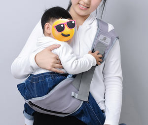 Portabebés portátil ajustable de fábrica BSCI para niños pequeños, portabebés con asiento de cadera y un hombro - Product Image 4