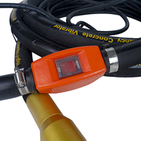 CFZ-40B Hochfrequenz-Beton-Vibrator-Kit 40mm Köpfe & 2-8m flexibler Schlauch für Präzisions verdichtung