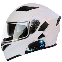 Casque de moto en fibre de carbone de haute qualité, élégant, modulaire, avec fonction Bluetooth, pour la conduite en extérieur