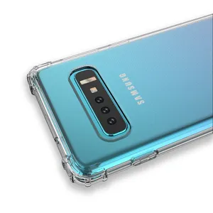 三星 galaxy s10 s10 lite s10 edge 防震白色案例软 tpu 手机壳 capa de celular