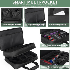 Handheld Vacuum <b>Cleaner</b> Storage <b>Bag</b> 15.7x5x11 Inch Oxford Fabric Travel Organizer Rectangular Minimalist Design - Product Image 3