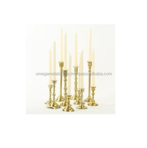 Nouveau bougeoir de style et support de pilier avec la finition de cuivre pour la décoration De Mariage et la maison et au Restaurant - Product Image 3