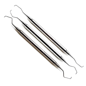 Outils et instruments de podologie et de beauté professionnels de haute qualité en acier inoxydable de qualité supérieure pour excavatrice, à double extrémité, pour usage manuel - Product Image 1