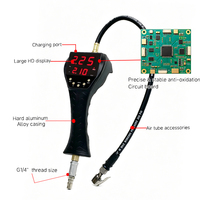 Portable Smart Tire Inflator Pressure Monitor-High-Speed Cordless Air Compressor Digital Display 2000mAh Battery CE Certified