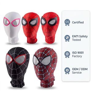 Masque de cosplay intégral personnalisé, respirant, en spandex, pour fête d'Halloween, costume pour adultes et enfants, OEM - Product Image 3