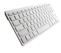 Nouveau clavier sans fil ultra-fin français, arabe, thaï, chinois traditionnel QWERTY AZERTY, mini compact 78 touches pour tablette