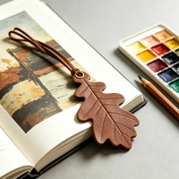 Marque-page en cuir PU Tulipe Rose Marguerite Tournesol – Clip de lecture pour livre, cadeau pour les amateurs de livres, étudiants, lecteurs, papeterie