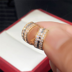 Two Tone Unisex Ear <b>Cuff</b> Sparkling Stone Street Style Fashion Ear Jewelry - Product Image 5