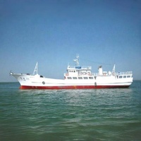 Grandsea 130 pieds (40 m) Bateau de pêche commercial en acier pour la pêche au thon à la palangre, avec congélateur de type coffre, à vendre