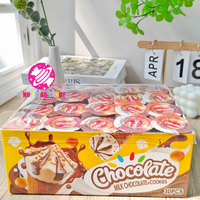 Biscuits en forme de cornet de crème glacée personnalisés, vente en gros de collations, biscuits au chocolat au lait sucré, biscuits croustillants fourrés à la confiture, gaufrettes en forme de cône