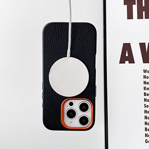 Cho Iphone 15 16 <span class=keywords><strong>Pro</strong></span> Max Bìa Trường Hợp <span class=keywords><strong>Handmade</strong></span> Sang Trọng Chống Sốc Lychee Hạt PU Da Mô Hình Trường Hợp Điện Thoại Cho Iphone 17 Trường Hợp PU - Product Image 4