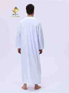 Nouvelle Robe Arabe Homme 2025 en Tissu Doux Anti-Boulochage de Qualité Supérieure, Style Marocain, Manches Longues, Coupe Universelle - Product Image 2