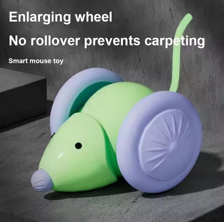 Gulaki GK 24122611 Smart Sensing Moving Electric Pet Toy with LED - Interactive Cat Toy