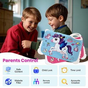 <span class=keywords><strong>7</strong></span>-inch Wifi điện dung IPS màn hình <span class=keywords><strong>Android</strong></span> 12 máy tính bảng cho trẻ em MTK Quad Core 3000mAh 1024x600 Độ phân giải giáo dục thiết bị điện tử - Product Image 5