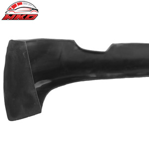 เหมาะสำหรับ Subaru Impreza WRX Sedan ปี 2002-2003 สเกิร์ตกันชนหน้าทรง P1 สีดำดิบ - Product Image 4