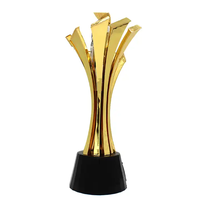Trophée vierge de sublimation Récompenses en métal Trophées sportifs personnalisés Récompenses Médailles et plaques