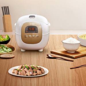 Olla Arrocera Midea de 3L, Mini, Eléctrica, con Forma de Tambor y Función de Temporizador, para 1-3 Personas, Uso en Dormitorios - Product Image 2
