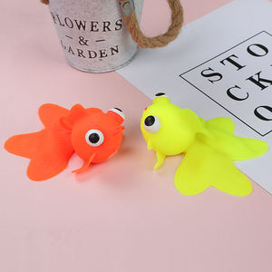 Jouet animal poisson rouge lumineux et mignon en forme de boule rebondissante, vente en gros d'usine Jincan, pour garçons et filles de 5 à 7 ans - Product Image 4