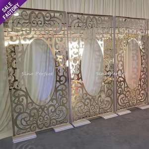 Sinoperfect Luxury Cheap Acrylic Pvc Stand Display Backdrop Wall Design for Event Wedding <b>Decoration</b> - Product Image 1