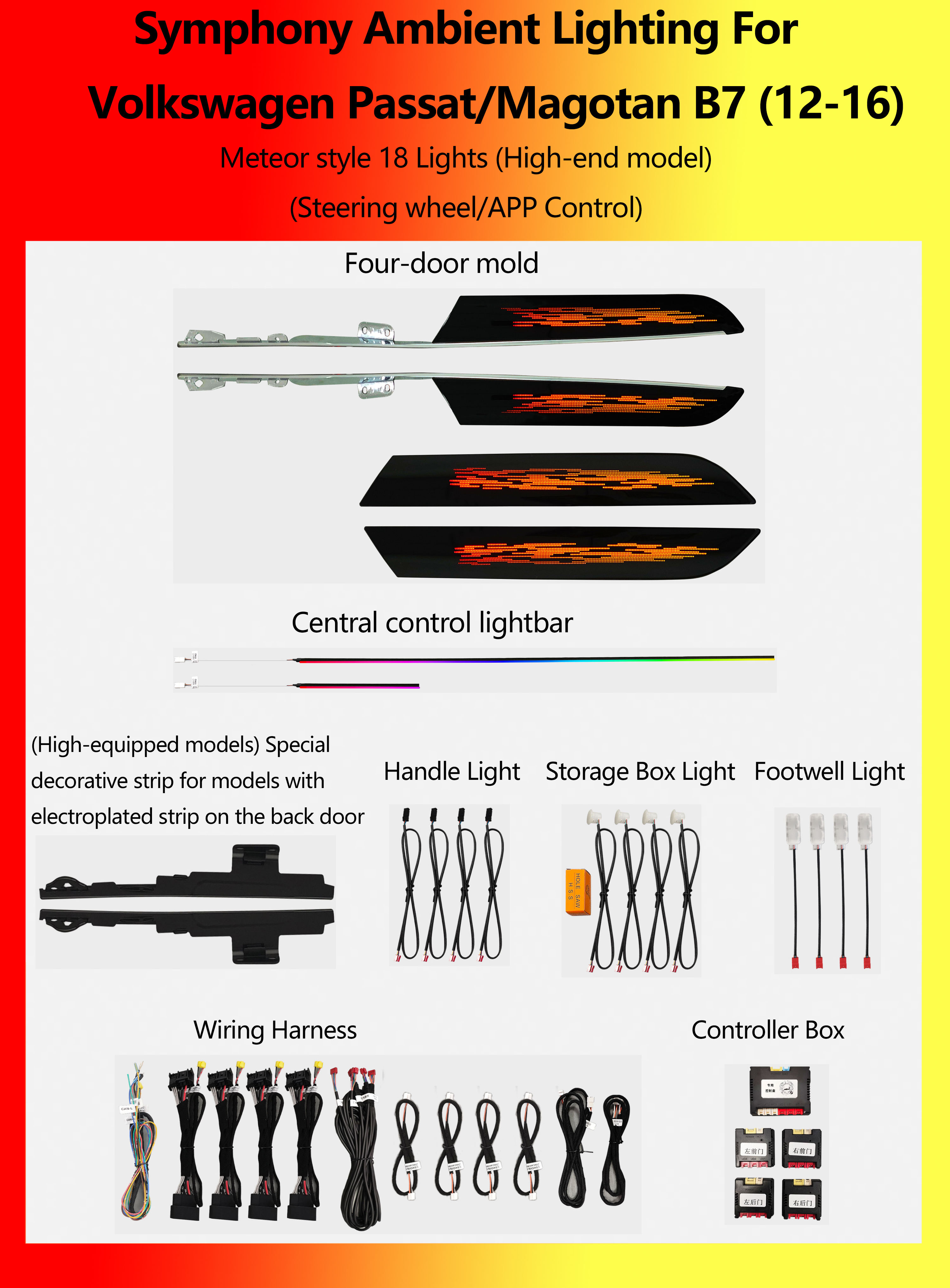 Volkswagen Passat/Magotan B7(High-models) Meteor style 18 Lights