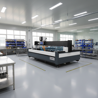 Équipement de sablage laser à moteur PLC de haute précision et qualité stable pour miroirs, machine de sablage laser pour verre LED et effet givré