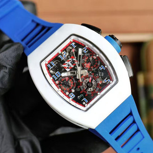 Montre-bracelet multifonctionnelle pour homme, luxueuse, élégante, polyvalente, chronographe à réserve de marche, tachymètre, date, résistante à l'eau. - Product Image 2