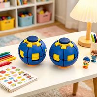 Nouveau jouet pour les doigts en forme de boule à engrenages imprimée en 3D, boule rebondissante et rotative anti-stress, petit jouet de bureau anti-stress
