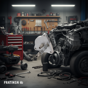 Placa adaptadora de fluido de transmisión FG 193 R42 con accesorios de manguera para uso automotriz - Product Image 3